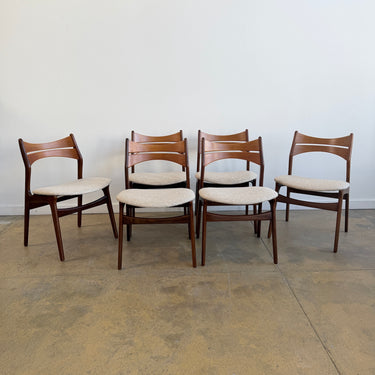 Danish Modern Erik Buch Model 310 Teak dining chairs - Set of 6