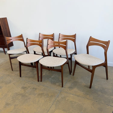 Danish Modern Erik Buch Model 310 Teak dining chairs - Set of 6