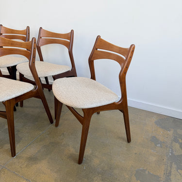 Danish Modern Erik Buch Model 310 Teak dining chairs - Set of 6