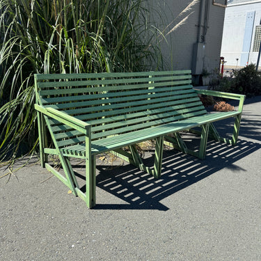 Green Patio Bench from Weltevree by Bertjan Pot