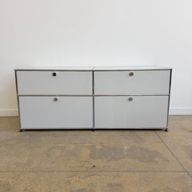 Vintage 1st Generation USM Haller 2X2 fully Enclosed - Light Grey