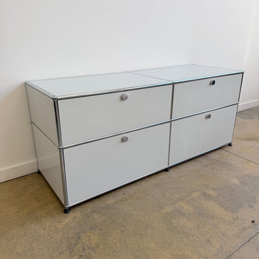 Vintage 1st Generation USM Haller 2X2 fully Enclosed - Light Grey