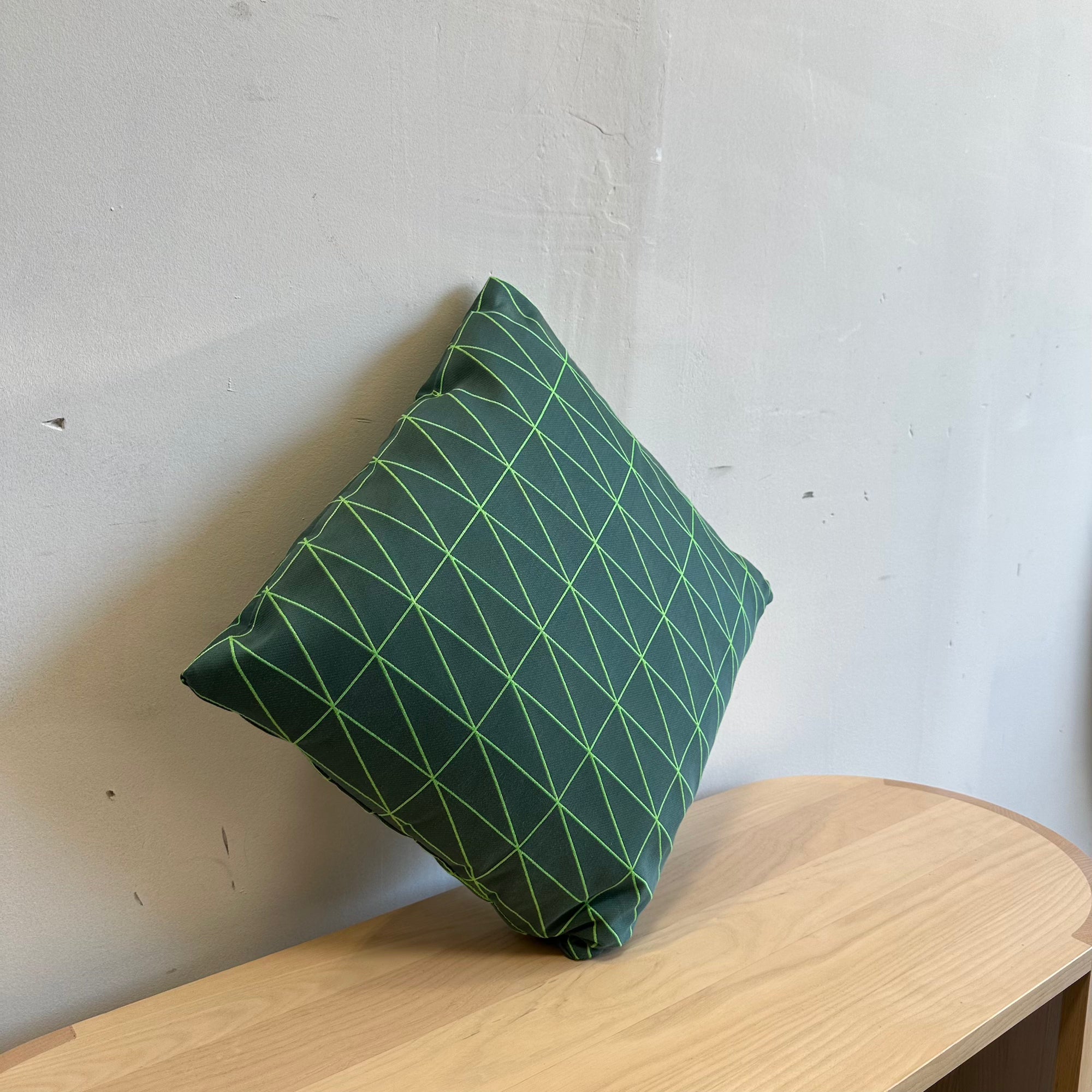 Maharam Bright Angle Evergreen Pillow