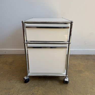 USM Haller File Pedestal on Caster (Pure White)