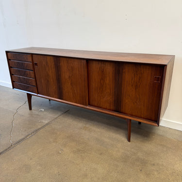 Danish Modern Erik Buch Brazilian Rosewood Sideboard by Oddense Maskinsnedkeri