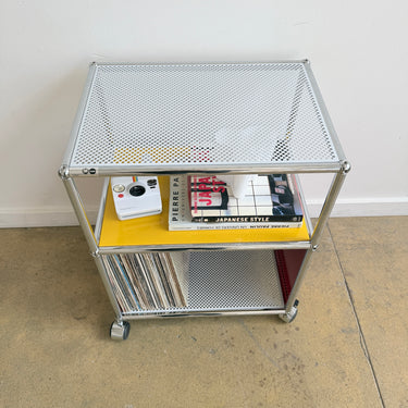 USM Haller Compact Record Storage on Casters - Perforated Multi Color