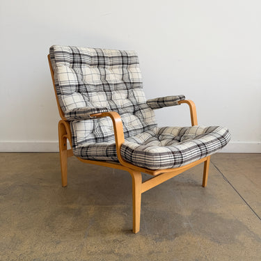 Bruno Mathsson 'Ingrid' Lounge Chair by Dux - Fabric