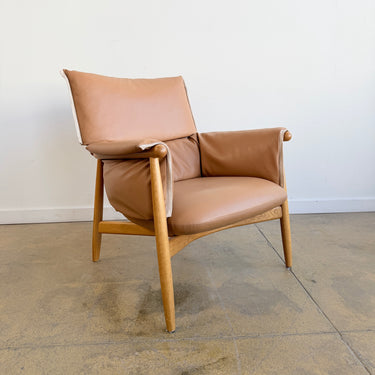 Carl Hansen & Son e015 embrace Leather lounge Chair