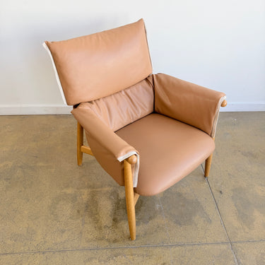 Carl Hansen & Son e015 embrace Leather lounge Chair