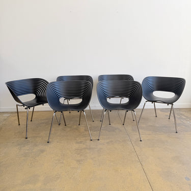 Vitra Tom Vac Stackable Shell Chair by Ron Arad - Set of 6