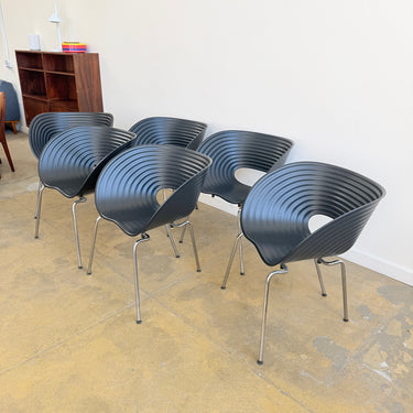 Vitra Tom Vac Stackable Shell Chair by Ron Arad - Set of 6