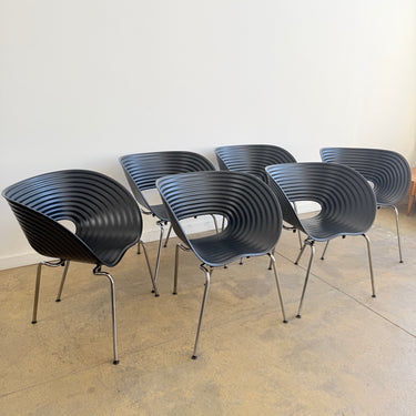 Vitra Tom Vac Stackable Shell Chair by Ron Arad - Set of 6