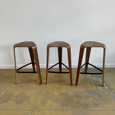 Jehs + Laub set of 3 Tre barstools for Davis