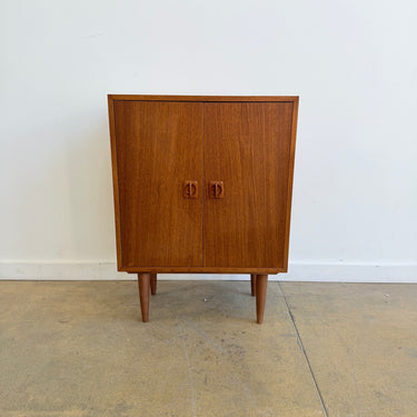 Danish Modern Compact Teak Cabinet