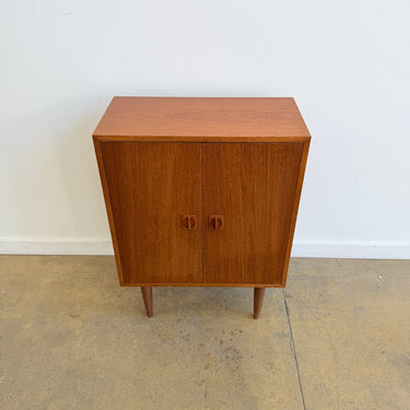 Danish Modern Compact Teak Cabinet