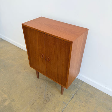 Danish Modern Compact Teak Cabinet