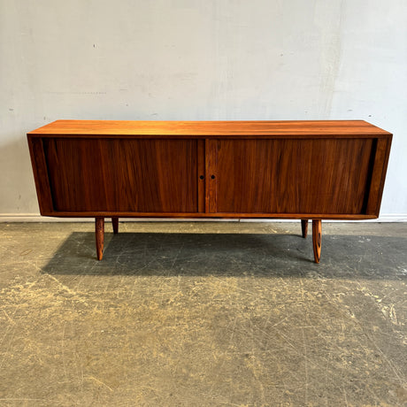 Danish Modern Sideboard in Teak by Bruno Hansen with Colored Drawers
