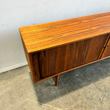Danish Modern Sideboard in Teak by Bruno Hansen with Colored Drawers