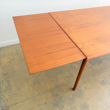 Danish Modern Teak Large Expandable Table by Furbo (Refinished)