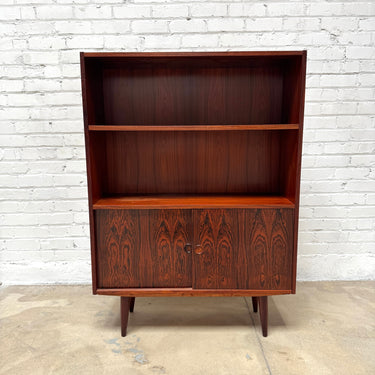 Danish Modern Rosewood Shelving Cabinet by Brouer Møbelfabrik