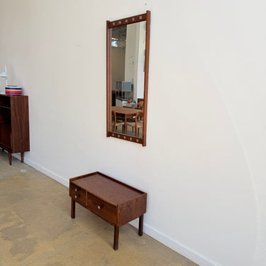 Vintage Mid Century Rosewood Entryway with Mirror by Nybrofabriken AB