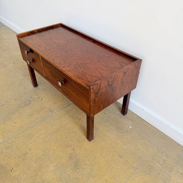 Vintage Mid Century Rosewood Entryway with Mirror by Nybrofabriken AB