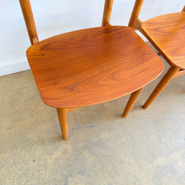 Danish Modern Børge Mogensen Model 122 Dining Chairs for Søborg Møbelfabrik