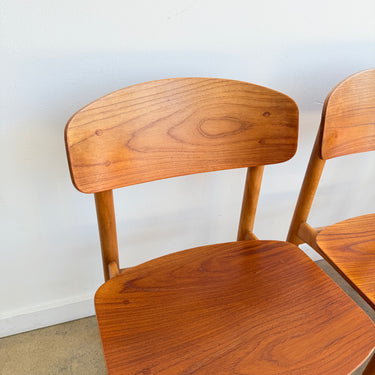 Danish Modern Børge Mogensen Model 122 Dining Chairs for Søborg Møbelfabrik