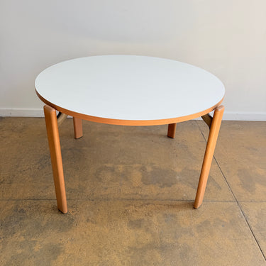 Bruno Rey White Laminate Dining Table by HAY