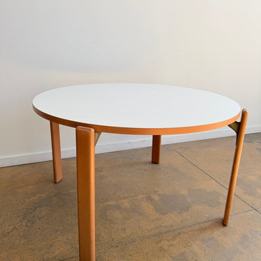 Bruno Rey White Laminate Dining Table by HAY