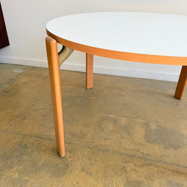 Bruno Rey White Laminate Dining Table by HAY