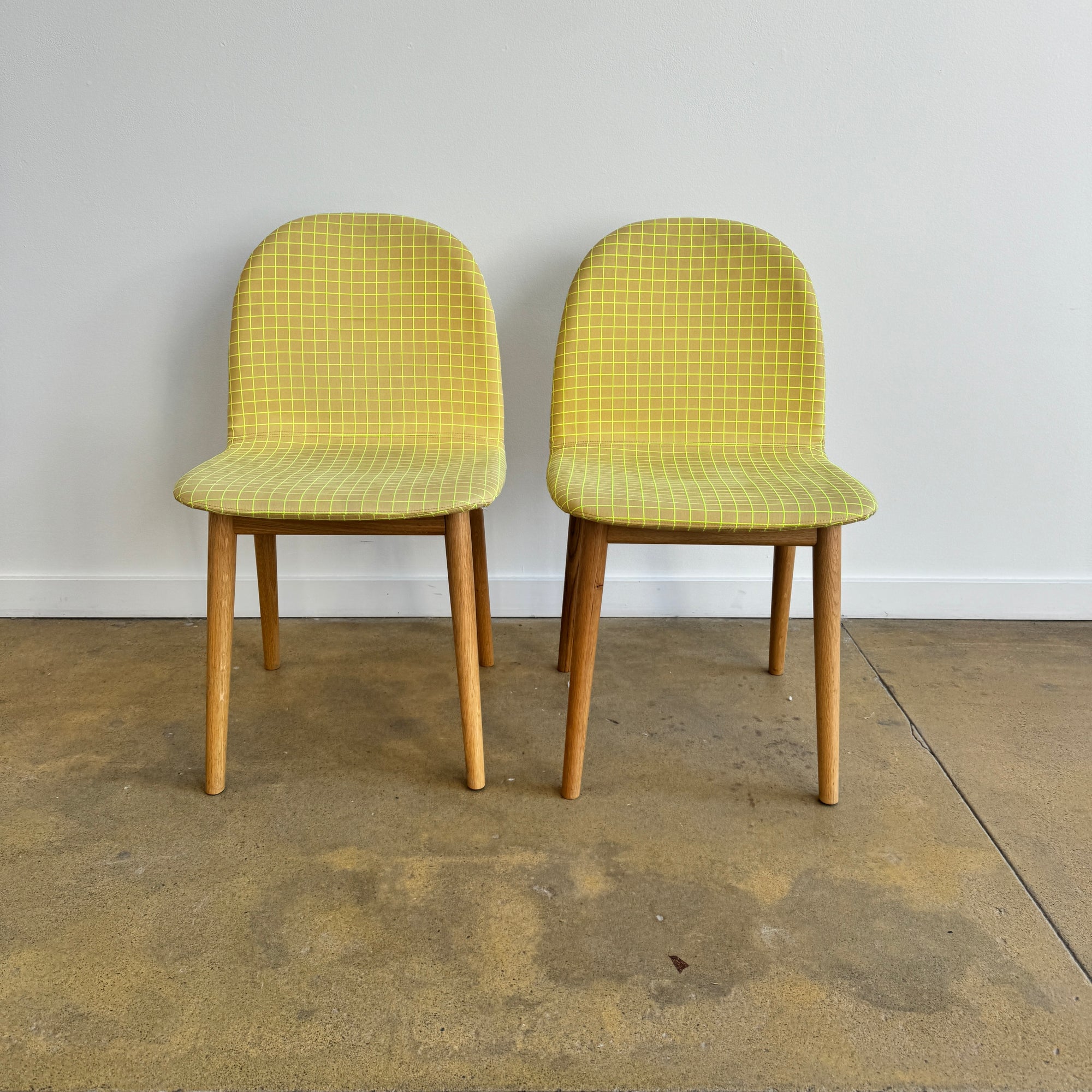 Modus Maharam Upholstery set of 2 Dining chairs