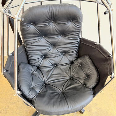 Vintage Swedish Parot Chair by IB Arberg - Leather