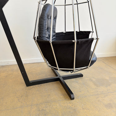 Vintage Swedish Parot Chair by IB Arberg - Leather