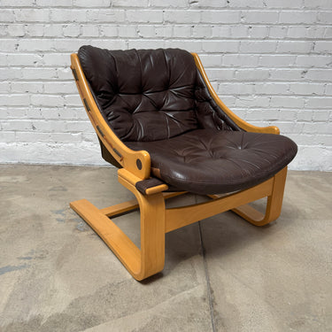 Vintage! Ake Fribytter velvet Swedish Sling Lounge by Tord Björklund