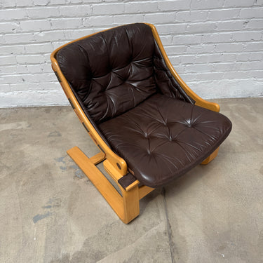 Vintage! Ake Fribytter velvet Swedish Sling Lounge by Tord Björklund