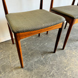 Danish Modern Johannes Andersen Model 94 Rosewood Dining Chairs for Christian Linneberg