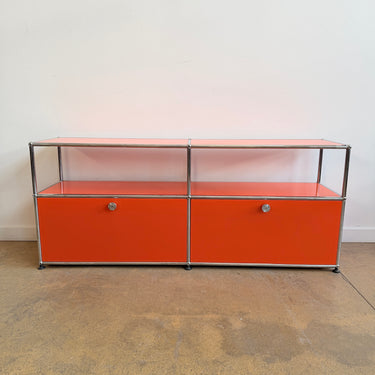 USM Haller 2X2 Media Console - Pure Orange