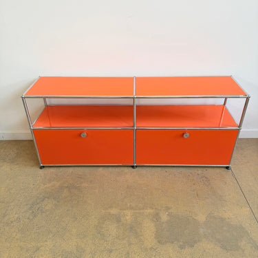 USM Haller 2X2 Media Console - Pure Orange