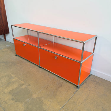 USM Haller 2X2 Media Console - Pure Orange