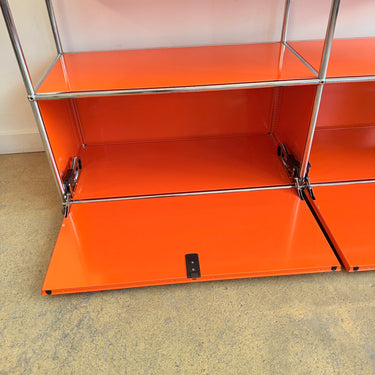 USM Haller 2X2 Media Console - Pure Orange