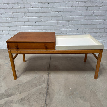 Swedish Engström & Myrstrand "Casino" Teak Entryway Table for Tingström's Bra Bohag