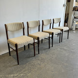 Danish Modern Set of 4 Rosewood dining chairs by SAX