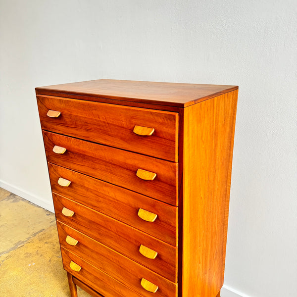 Danish Modern Tall Boy by Poul Volther for FDB