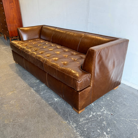 Mitchell Gold + Bob Williams Leather Sleeper Sofa