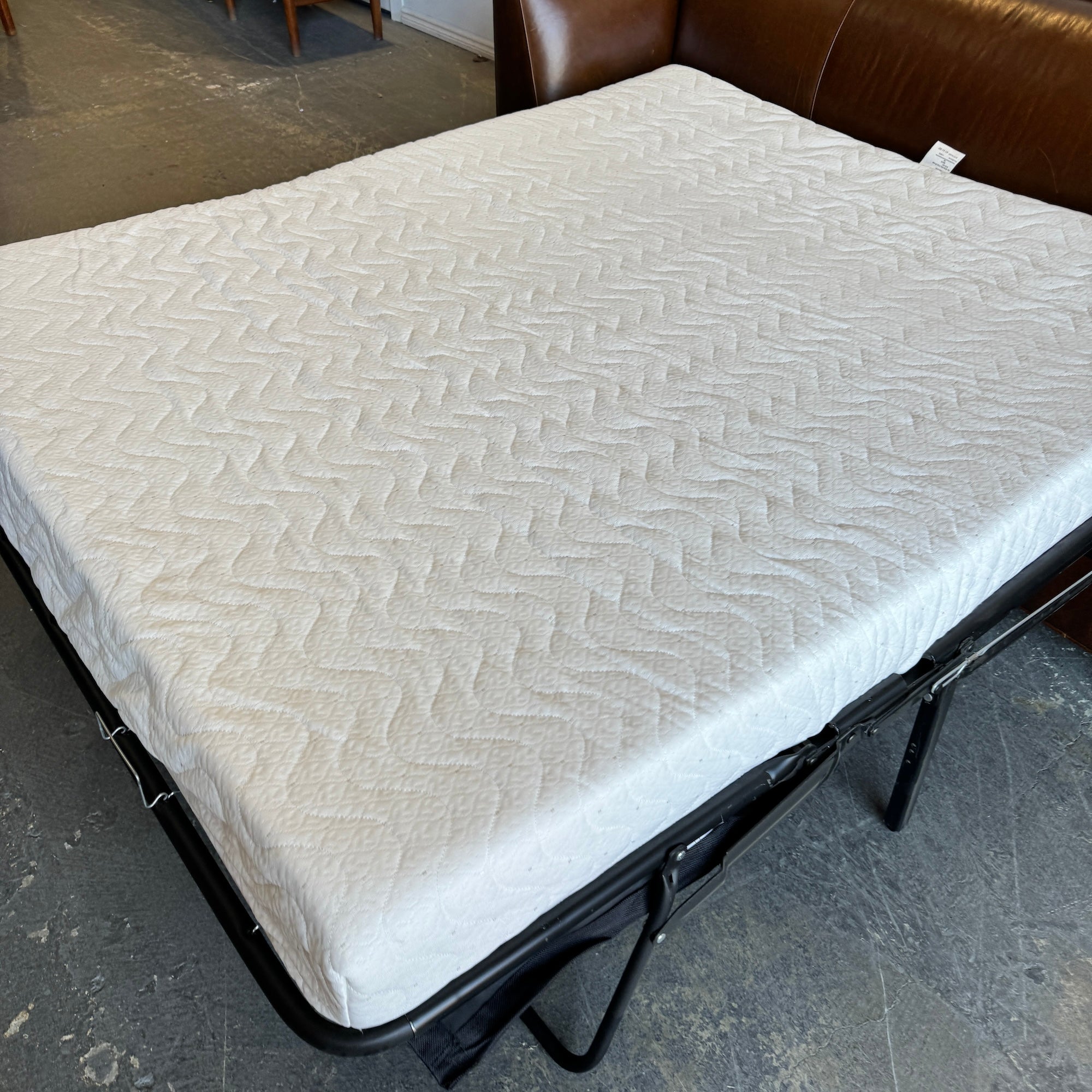 Mitchell Gold + Bob Williams Leather Sleeper Sofa