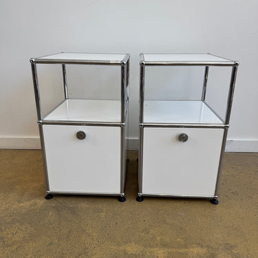 USM Haller Pair of Nightstands - Pure White