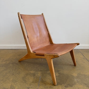 Rare! Uno & Östen Kristiansson Model 204 Hunting Chair for Luxus, Sweden, 1950s