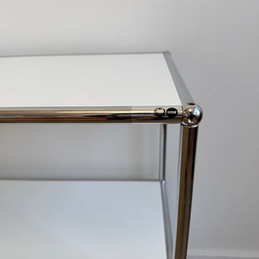 USM Haller 3X2 Console with Casters - Pure White