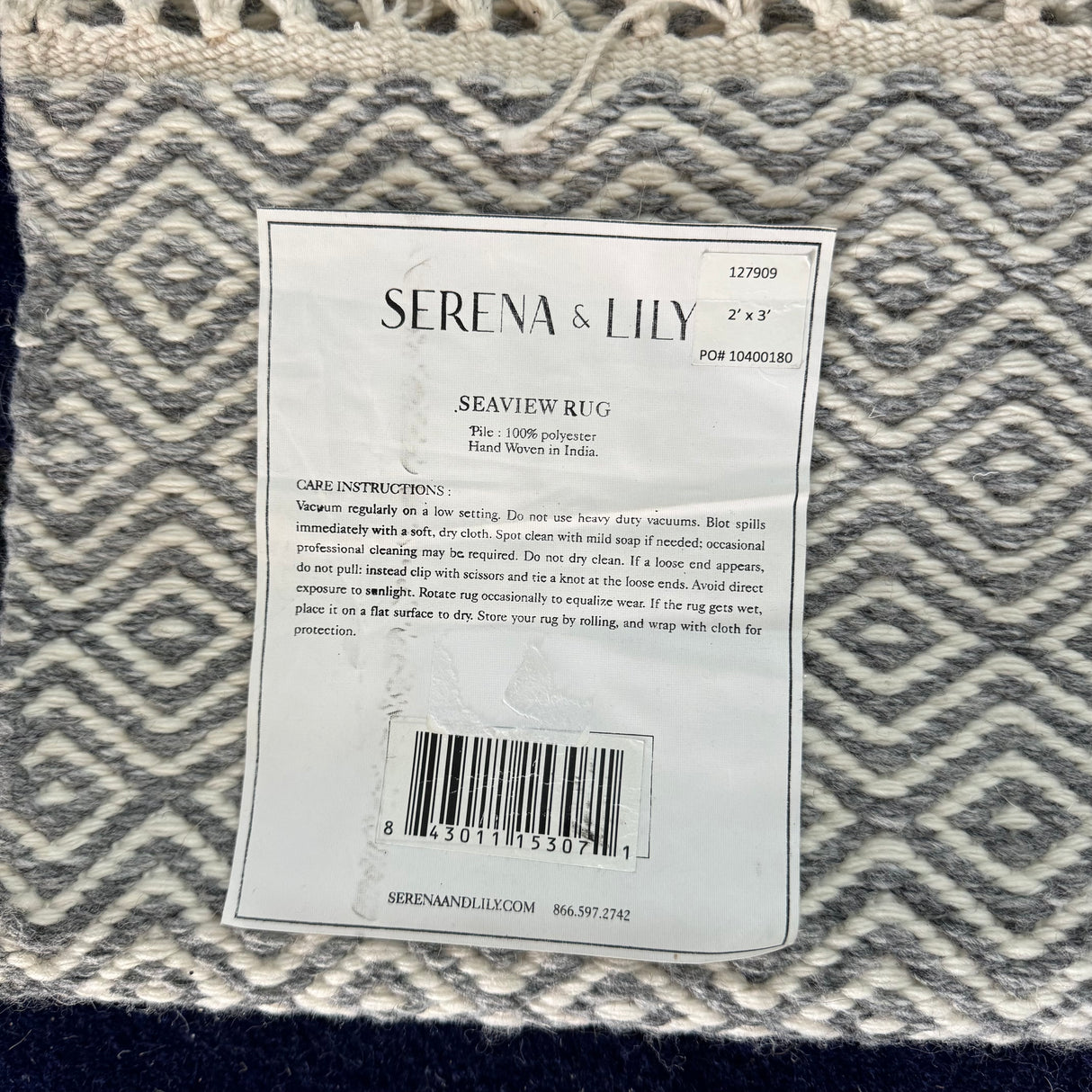 Serena and Lily Seaview Rug 2X3